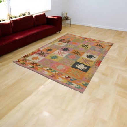 Maimana Kelim Teppich 172x243 afghanischer handgewebter Kilim