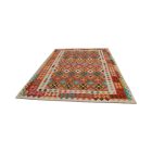 Wolle Kelim Teppich Chobi 207x299 handgewebter afghanischer Kilim