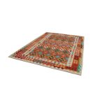 Wolle Kelim Teppich Chobi 207x299 handgewebter afghanischer Kilim