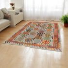 Ethnischer Kilim Chobi 200x300 handgemachter Kelim teppich