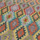Afghanischer Kelim Teppich Chobi 205x303 ethnischer handgewebter Kilim