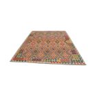Handgewebter Kelim Chobi 202x286 afghanische Wolle Kilim Teppich