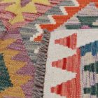 Handgewebter Kelim Chobi 202x286 afghanische Wolle Kilim Teppich