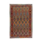 Ethnischer Kilim Chobi 202x295 handgemachter Kelim teppich