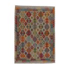 Afghanischer Kelim Teppich Chobi 210x295 ethnischer handgewebter Kilim