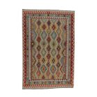 Handgewebter Kelim Chobi 196x296 afghanische Wolle Kilim Teppich