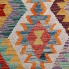 Handgewebter Kelim Chobi 196x296 afghanische Wolle Kilim Teppich