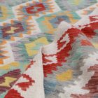 Handgewebter Kelim Chobi 196x296 afghanische Wolle Kilim Teppich