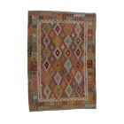 Wolle Kelim Teppich Chobi 206x289 handgewebter afghanischer Kilim