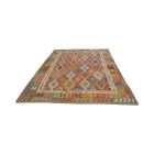 Wolle Kelim Teppich Chobi 206x289 handgewebter afghanischer Kilim