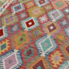 Wolle Kelim Teppich Chobi 206x289 handgewebter afghanischer Kilim