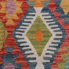 Wolle Kelim Teppich Chobi 206x289 handgewebter afghanischer Kilim