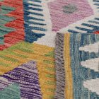 Wolle Kelim Teppich Chobi 206x289 handgewebter afghanischer Kilim