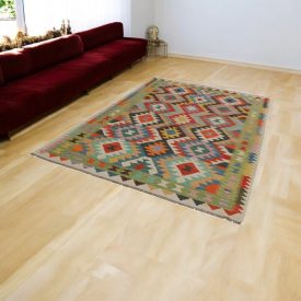   Afghanischer Kelim Teppich Chobi 179x254 ethnischer handgewebter Kilim