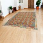 Handgewebter Kelim Chobi 204x293 afghanische Wolle Kilim Teppich