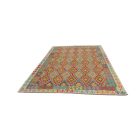 Handgewebter Kelim Chobi 204x293 afghanische Wolle Kilim Teppich