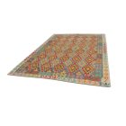 Handgewebter Kelim Chobi 204x293 afghanische Wolle Kilim Teppich