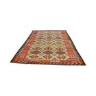 Chobi Kelim Teppich 197x303 Handgewebte Wolle Kilim