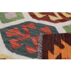 Chobi Kelim Teppich 197x303 Handgewebte Wolle Kilim