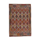 Maimana Kelim Teppich 208x298 afghanischer handgewebter Kilim