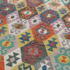 Maimana Kelim Teppich 296x200 afghanischer handgewebter Kilim