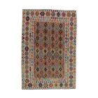 Handgewebter Kelim Chobi 202x291 afghanische Wolle Kilim Teppich