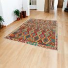 Ethnischer Kilim Chobi 200x296 handgemachter Kelim teppich
