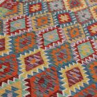 Ethnischer Kilim Chobi 200x296 handgemachter Kelim teppich