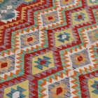 Kelim teppich Chobi 206x292 Afghanischer handgewebter Kilim