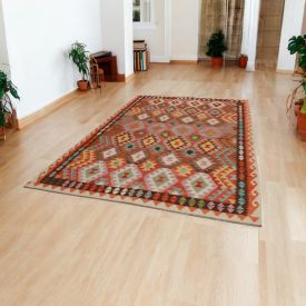 Kelim teppich Chobi 200x301 Afghanischer handgewebter Kilim