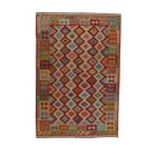 Afghanischer Kelim Teppich Chobi 201x298 ethnischer handgewebter Kilim
