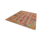 Afghanischer Kelim Teppich Chobi 201x298 ethnischer handgewebter Kilim