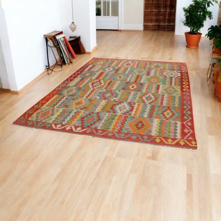 Handgewebter Afghan Kelim 206x292 Maimana Kilim Teppich