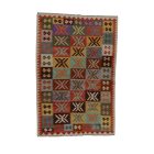 Maimana Kelim Teppich 196x297 afghanischer handgewebter Kilim