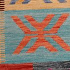 Maimana Kelim Teppich 196x297 afghanischer handgewebter Kilim