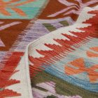 Maimana Kelim Teppich 196x297 afghanischer handgewebter Kilim