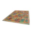Afghanischer Kelim Chobi 205x295 handgewebter Kilim Teppich