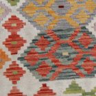 Handgewebter Kelim Chobi 212x294 afghanische Wolle Kilim Teppich
