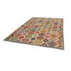 Ethnischer Kilim Chobi 204x304 handgemachter Kelim teppich