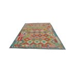 Wolle Kelim Teppich Chobi 203x298 handgewebter afghanischer Kilim