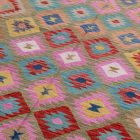 Wolle Kelim Teppich Chobi 203x298 handgewebter afghanischer Kilim