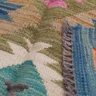Wolle Kelim Teppich Chobi 203x298 handgewebter afghanischer Kilim