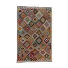 Maimana Kelim Teppich 196x304 afghanischer handgewebter Kilim