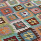 Maimana Kelim Teppich 196x304 afghanischer handgewebter Kilim
