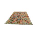Ethnischer Kilim Chobi 195x303 handgemachter Kelim teppich
