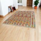 Handgewebter Kelim Chobi 205x301 afghanische Wolle Kilim Teppich