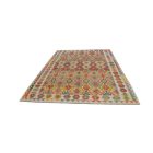 Handgewebter Kelim Chobi 205x301 afghanische Wolle Kilim Teppich