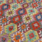 Handgewebter Kelim Chobi 205x301 afghanische Wolle Kilim Teppich