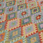 Handgewebter Afghan Kelim 254x294 Maimana Kilim Teppich