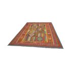 Wolle Kelim Teppich Chobi 204x294 handgewebter afghanischer Kilim